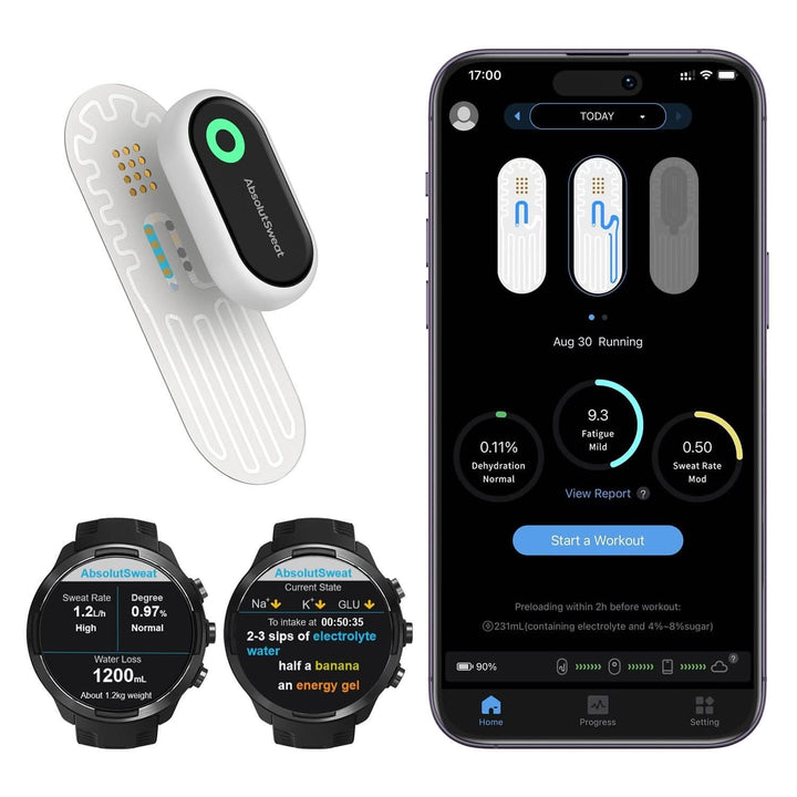  Liipoo AbsolutSweat sweat monitor app & biosensor, as well as its Sunnto integrations.