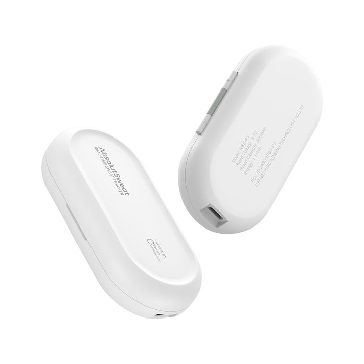 The outside of Liipoo AbsolutSweat hydration biosensor